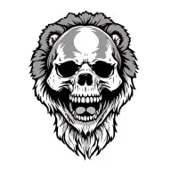grateful dead skull dancing bear tattoo design idea