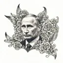 Vladimir Putin tattoo design idea