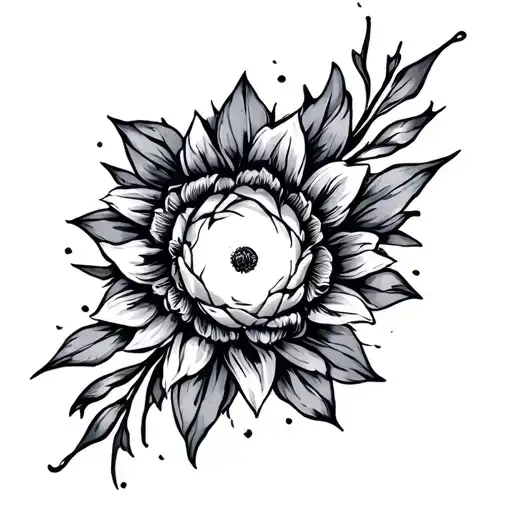 Positive Energy tattoo design idea