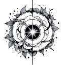 Positive Energy tattoo design idea