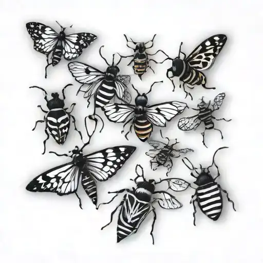 bugs tattoo design idea