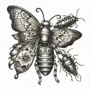 bugs tattoo design idea