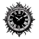 Roman Numeral Clock 01:17 tattoo design idea