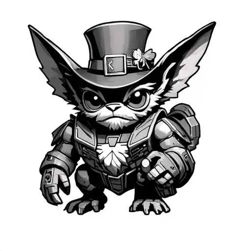 gizmo gremlin leprechaun and a decepticon tattoo design idea