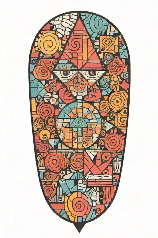 paul klee inspired tattoo tattoo design idea