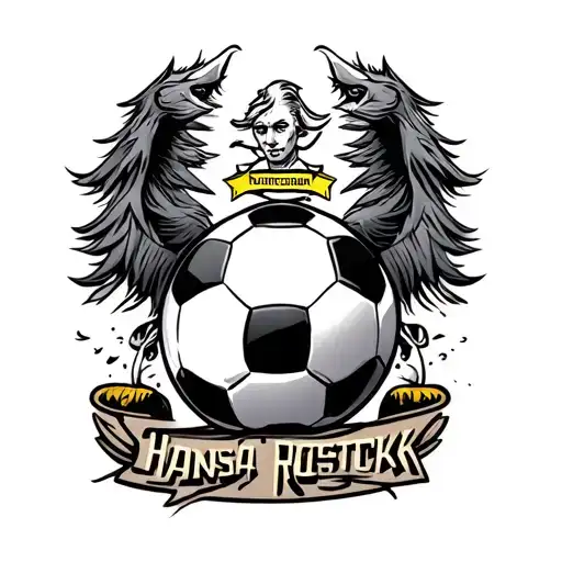 Hansa Rostock fussball tattoo design idea