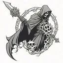 Reaper Death Seal tattoo design idea