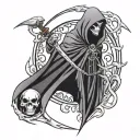 Reaper Death Seal tattoo design idea