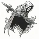 Reaper Death Seal tattoo design idea