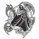 Reaper Death Seal tattoo design idea
