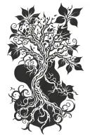 Poison Tree tattoo design idea