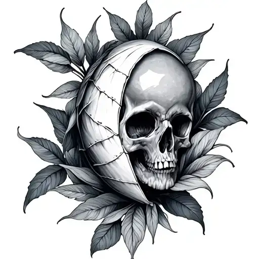 Cocoon tattoo design idea