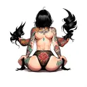 crotch tattoo tattoo design idea