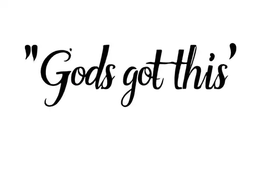 "Gods got this " tattoo design idea