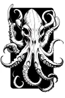 Viking Octopus tattoo design idea