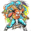 NFL street tattoo design idea