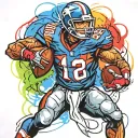 NFL street tattoo design idea