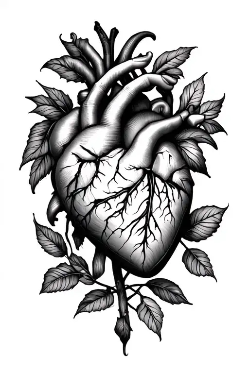 wearing my heart on my sleeve and being open to new opportunities  tattoo design idea