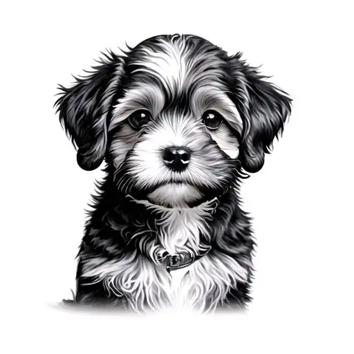 cavoodle tattoo design idea