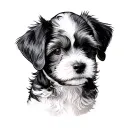 cavoodle tattoo design idea