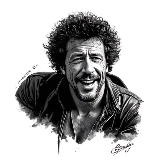 Bruce Springsteen tattoo design idea