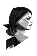 stitch modern interpretation tattoo design idea