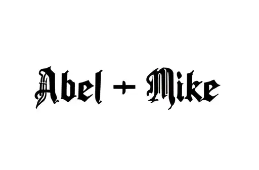 "Abel > Mike" tattoo design idea