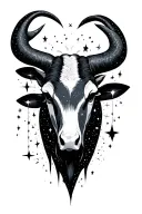 Aquarius, Taurus, Libra constellation. very simplisitc. Line design. only include the stars. tattoo design idea