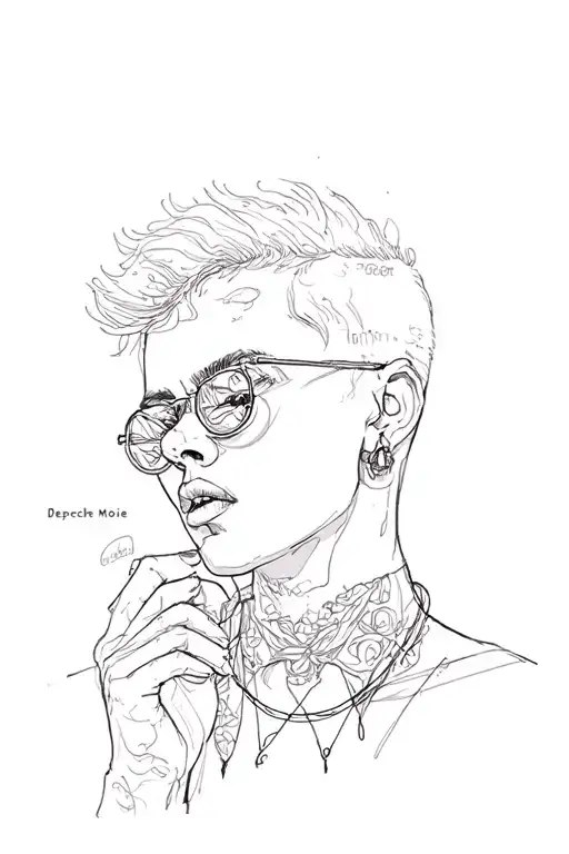 Depeche Mode tattoo design idea