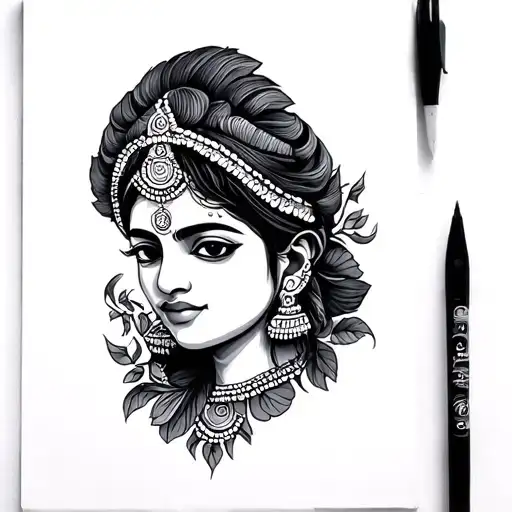 Tamil tattoo design idea
