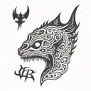 Psychopath tattoo design idea