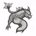 Psychopath tattoo design idea