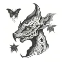 Psychopath tattoo design idea