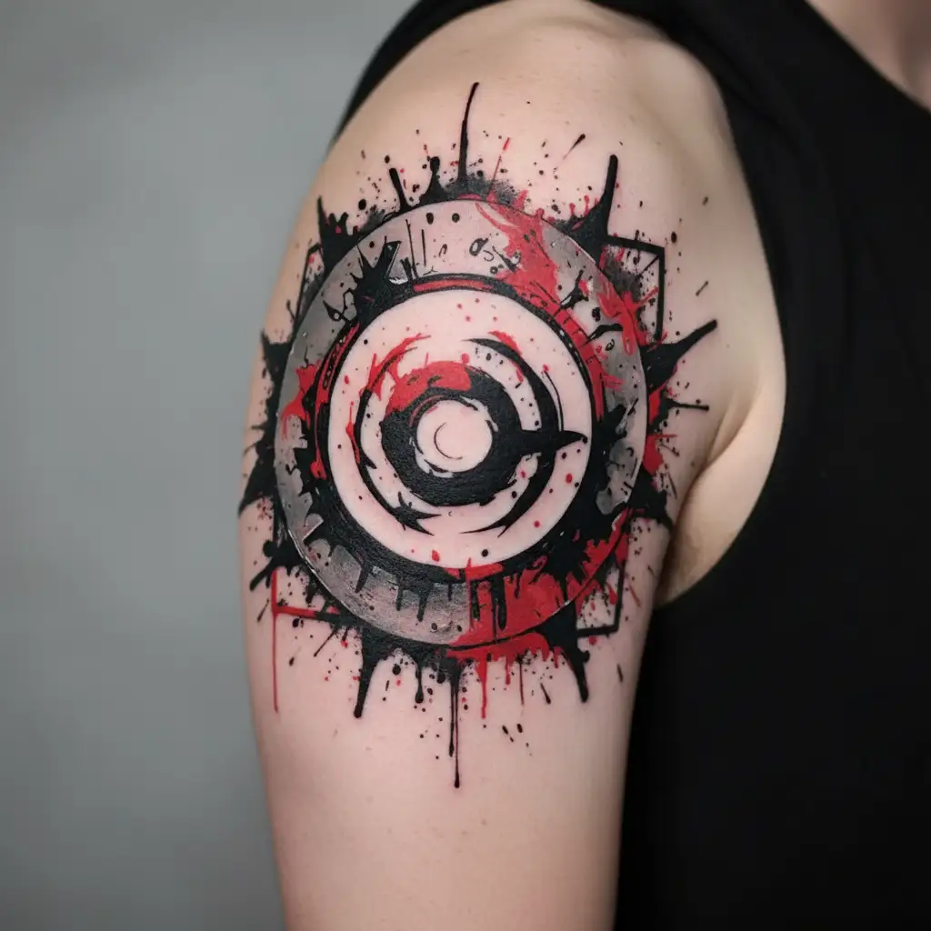 curse seal naruto tattoo design idea