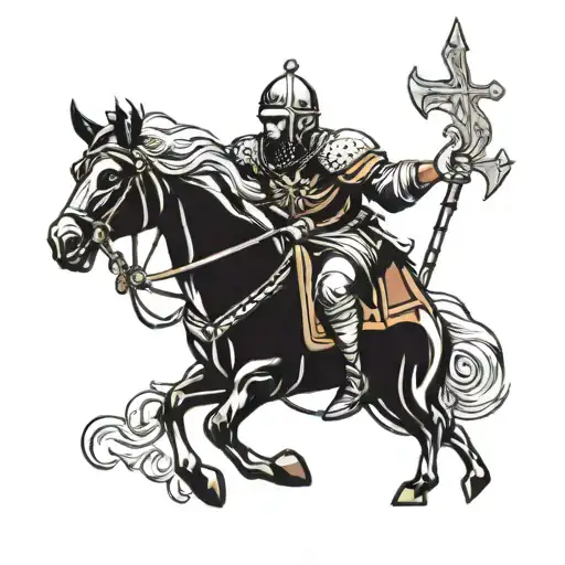 First Crusade appreciating tattoo design idea