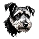 irish wolfhound tattoo design idea