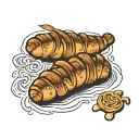 challah bread tattoo design idea