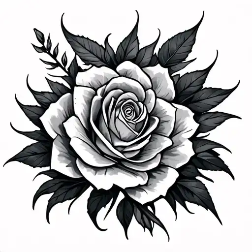Double L tattoo design idea