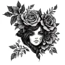 Gypsy tattoo design idea