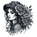 Gypsy tattoo design idea
