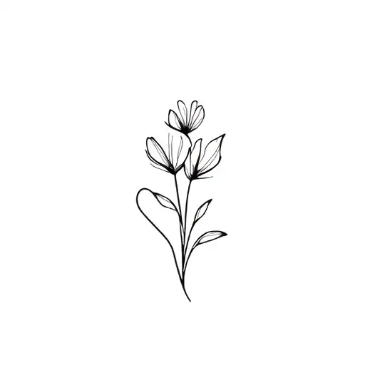 fleur tattoo design idea