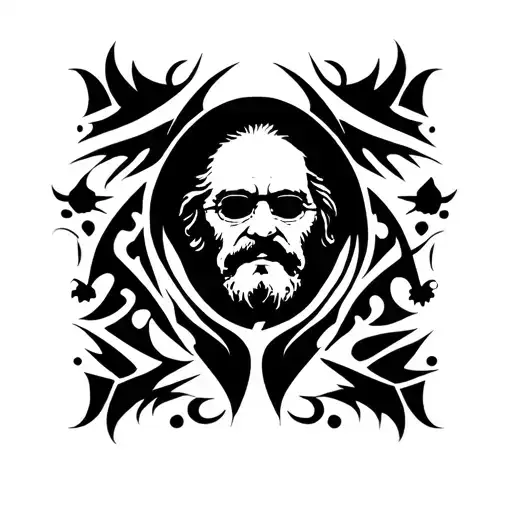 jerry garcia grateful dead tattoo design idea