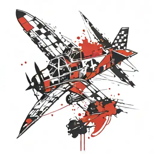 Aviation  tattoo design idea
