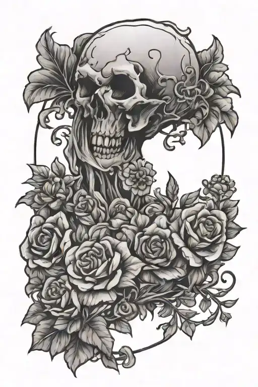 luck, abuse, growth tattoo design idea