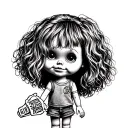 chuckie doll tattoo design idea