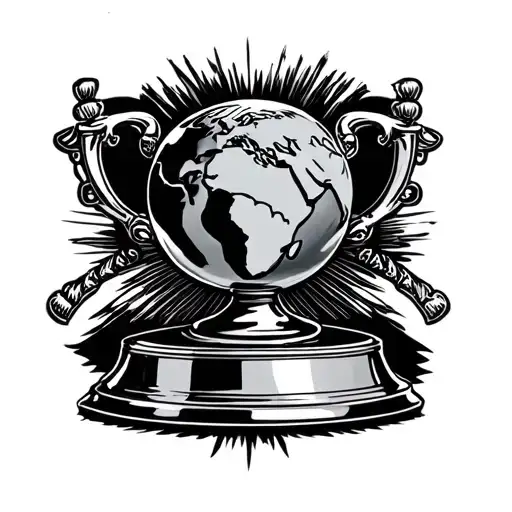 The world is yours trophy from scarface tattoo design idea