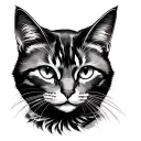 Keep the cat forearm tattoo simple. tattoo design idea