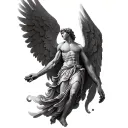 st Michael archangel tattoo design idea