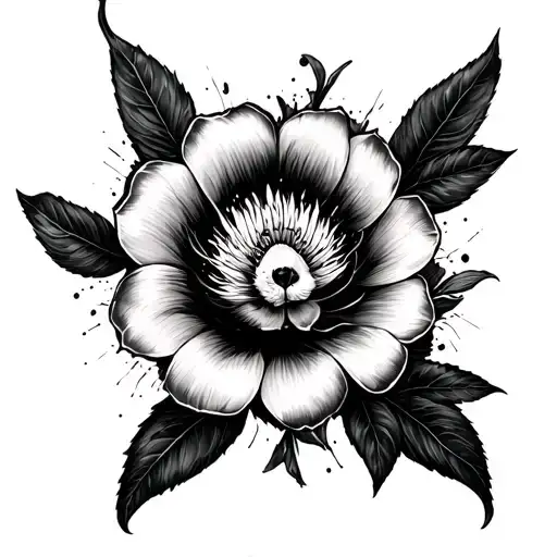 Alone tattoo design idea