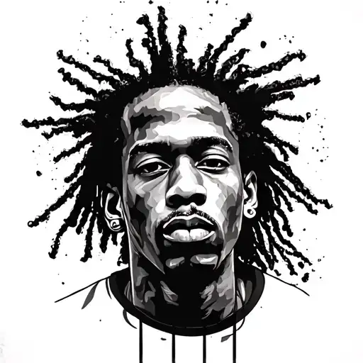 Basquiat tattoo design idea